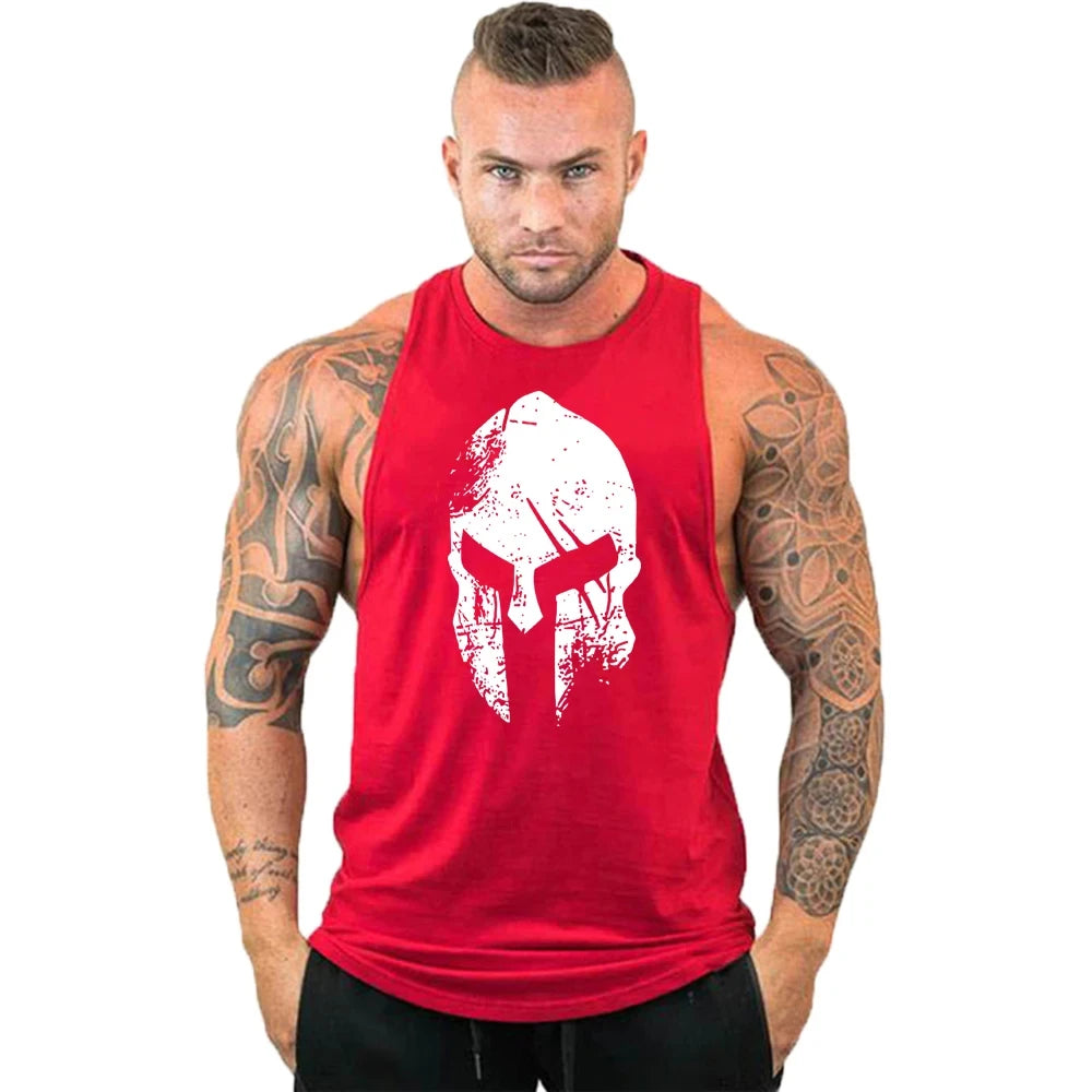 Gym Top Men Shirt Man Muscle Fit T-shirt Fitness Bodybuilding Stringer Vest Clothes Clothing Men's Singlets Muscular T-shirts