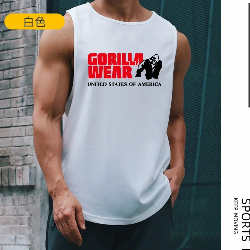 Gym Top Men Men's Clothing Fitness Clothes Shirt Bodybuilding Vests Man Vest Singlet Singlets Muscular Stringer T-shirts Tops