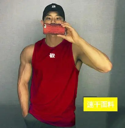 2024 newest Summer Gym Vest High Quality mesh Shirt Sleeveless T-shirts Men Tank Tops basketball running Fitness Sports Vest men